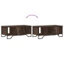 Mesa de centro madera de ingeniería roble marrón 100x51x40 cm de , Mesas de centro - Ref: Foro24-848493, Precio: 61,21 €, Des...