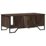 Mesa de centro madera de ingeniería roble marrón 100x51x40 cm de , Mesas de centro - Ref: Foro24-848493, Precio: 60,48 €, Des...