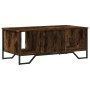 Mesa de centro madera de ingeniería roble ahumado 100x51x40 cm de , Mesas de centro - Ref: Foro24-848491, Precio: 58,29 €, De...