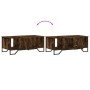 Mesa de centro madera de ingeniería roble ahumado 100x51x40 cm de , Mesas de centro - Ref: Foro24-848491, Precio: 58,29 €, De...