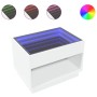 Mesa de centro con Infinity LED blanco 70x50x50 cm de , Mesas de centro - Ref: Foro24-847658, Precio: 101,62 €, Descuento: %