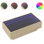 Mesa de centro y LED madera ingeniería roble Sonoma 90x50x30 cm de , Mesas de centro - Ref: Foro24-847520, Precio: 118,50 €, ...