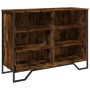 Aparador madera de ingeniería roble ahumado 101x35,5x74,5 cm de , Aparadores - Ref: Foro24-848556, Precio: 71,22 €, Descuento: %