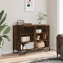 Aparador madera de ingeniería roble ahumado 101x35,5x74,5 cm de , Aparadores - Ref: Foro24-848556, Precio: 71,22 €, Descuento: %