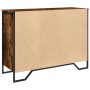 Aparador madera de ingeniería roble ahumado 101x35,5x74,5 cm de , Aparadores - Ref: Foro24-848556, Precio: 71,22 €, Descuento: %