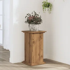 Soportes de planta madera ingeniería roble artisian 33x33x60 cm de , Soportes para macetas - Ref: Foro24-852968, Precio: 49,6...