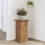 Soportes de planta madera ingeniería roble artisian 33x33x60 cm de , Soportes para macetas - Ref: Foro24-852968, Precio: 41,6...
