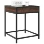 Bedside table with Infinity LED brown oak 40x40x51 cm by , Nightstands - Ref: Foro24-3284095, Price: 54,39 €, Discount: %