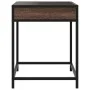 Mesita de noche con Infinity LED marrón roble 40x40x51 cm de , Mesitas de noche - Ref: Foro24-3284095, Precio: 54,39 €, Descu...