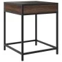 Bedside table with Infinity LED brown oak 40x40x51 cm by , Nightstands - Ref: Foro24-3284095, Price: 54,39 €, Discount: %