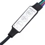 Mesita de noche con Infinity LED marrón roble 40x40x51 cm de , Mesitas de noche - Ref: Foro24-3284095, Precio: 54,39 €, Descu...