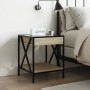 Mesita de noche con Infinity LED roble Sonoma 40x40x49 cm de , Mesitas de noche - Ref: Foro24-3284097, Precio: 66,40 €, Descu...