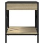 Mesita de noche con Infinity LED roble Sonoma 40x40x49 cm de , Mesitas de noche - Ref: Foro24-3284097, Precio: 66,40 €, Descu...