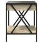 Bedside table with Infinity LED Sonoma oak 40x40x49 cm by , Nightstands - Ref: Foro24-3284097, Price: 65,34 €, Discount: %