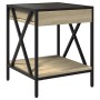 Mesita de noche con Infinity LED roble Sonoma 40x40x49 cm de , Mesitas de noche - Ref: Foro24-3284097, Precio: 66,40 €, Descu...