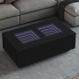 Mesa de centro con LED Infinity negra 116x69x40 cm de , Mesas de centro - Ref: Foro24-3284057, Precio: 174,17 €, Descuento: %