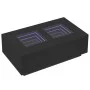 Mesa de centro con LED Infinity negra 116x69x40 cm de , Mesas de centro - Ref: Foro24-3284057, Precio: 171,47 €, Descuento: %