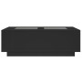 Mesa de centro con LED Infinity negra 116x69x40 cm de , Mesas de centro - Ref: Foro24-3284057, Precio: 174,17 €, Descuento: %