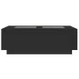 Mesa de centro con LED Infinity negra 116x69x40 cm de , Mesas de centro - Ref: Foro24-3284057, Precio: 171,47 €, Descuento: %