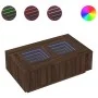 Mesa de centro con Infinity LED marrón roble 116x69x40 cm de , Mesas de centro - Ref: Foro24-3284062, Precio: 168,72 €, Descu...