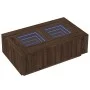 Mesa de centro con Infinity LED marrón roble 116x69x40 cm de , Mesas de centro - Ref: Foro24-3284062, Precio: 168,72 €, Descu...