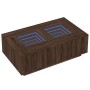 Mesa de centro con Infinity LED marrón roble 116x69x40 cm de , Mesas de centro - Ref: Foro24-3284062, Precio: 170,80 €, Descu...