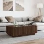 Mesa de centro con Infinity LED marrón roble 116x69x40 cm de , Mesas de centro - Ref: Foro24-3284062, Precio: 168,72 €, Descu...