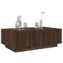 Mesa de centro con Infinity LED marrón roble 116x69x40 cm de , Mesas de centro - Ref: Foro24-3284062, Precio: 168,72 €, Descu...