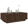 Mesa de centro con Infinity LED marrón roble 116x69x40 cm de , Mesas de centro - Ref: Foro24-3284062, Precio: 170,80 €, Descu...