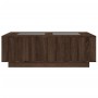Mesa de centro con Infinity LED marrón roble 116x69x40 cm de , Mesas de centro - Ref: Foro24-3284062, Precio: 170,80 €, Descu...