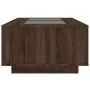 Mesa de centro con Infinity LED marrón roble 116x69x40 cm de , Mesas de centro - Ref: Foro24-3284062, Precio: 168,72 €, Descu...
