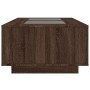 Mesa de centro con Infinity LED marrón roble 116x69x40 cm de , Mesas de centro - Ref: Foro24-3284062, Precio: 170,80 €, Descu...