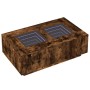 Mesa de centro con Infinity LED roble ahumado 116x69x40 cm de , Mesas de centro - Ref: Foro24-3284060, Precio: 192,96 €, Desc...