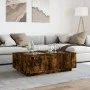 Mesa de centro con Infinity LED roble ahumado 116x69x40 cm de , Mesas de centro - Ref: Foro24-3284060, Precio: 189,38 €, Desc...