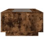 Mesa de centro con Infinity LED roble ahumado 116x69x40 cm de , Mesas de centro - Ref: Foro24-3284060, Precio: 192,96 €, Desc...