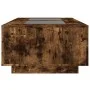 Mesa de centro con Infinity LED roble ahumado 116x69x40 cm de , Mesas de centro - Ref: Foro24-3284060, Precio: 189,38 €, Desc...