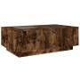 Mesa de centro con Infinity LED roble ahumado 116x69x40 cm de , Mesas de centro - Ref: Foro24-3284060, Precio: 192,96 €, Desc...