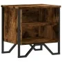 Engineered wood smoked oak bedside table 40x30x40 cm by , Nightstands - Ref: Foro24-848498, Price: 33,67 €, Discount: %