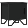Mesita de noche madera contrachapada negro 40x30x40 cm de , Mesitas de noche - Ref: Foro24-848514, Precio: 38,12 €, Descuento: %