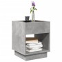Mesa de centro con Infinity LED gris hormigón 40x40x50 cm de , Mesas de centro - Ref: Foro24-847647, Precio: 74,08 €, Descuen...