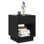 Mesa de centro con Infinity LED negro 40x40x50 cm de , Mesas de centro - Ref: Foro24-847645, Precio: 69,32 €, Descuento: %