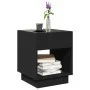 Mesa de centro con Infinity LED negro 40x40x50 cm de , Mesas de centro - Ref: Foro24-847645, Precio: 68,22 €, Descuento: %