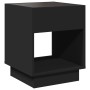 Mesa de centro con Infinity LED negro 40x40x50 cm de , Mesas de centro - Ref: Foro24-847645, Precio: 69,32 €, Descuento: %