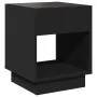 Mesa de centro con Infinity LED negro 40x40x50 cm de , Mesas de centro - Ref: Foro24-847645, Precio: 68,22 €, Descuento: %