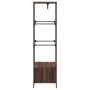 Armario de madera de ingeniería marrón roble 90x50x180 cm de , Organizadores de vestidores y perchas de barra - Ref: Foro24-8...