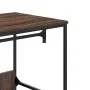 Armario de madera de ingeniería marrón roble 90x50x180 cm de , Organizadores de vestidores y perchas de barra - Ref: Foro24-8...