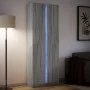 Aparador con LED madera ingeniería gris Sonoma 74x32,5x200 cm de , Aparadores - Ref: Foro24-3307896, Precio: 169,93 €, Descue...