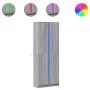 Aparador con LED madera ingeniería gris Sonoma 74x32,5x200 cm de , Aparadores - Ref: Foro24-3307896, Precio: 169,93 €, Descue...