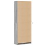 Aparador con LED madera ingeniería gris Sonoma 74x32,5x200 cm de , Aparadores - Ref: Foro24-3307896, Precio: 172,36 €, Descue...