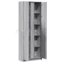 Aparador con LED madera ingeniería gris Sonoma 74x32,5x200 cm de , Aparadores - Ref: Foro24-3307896, Precio: 169,93 €, Descue...
